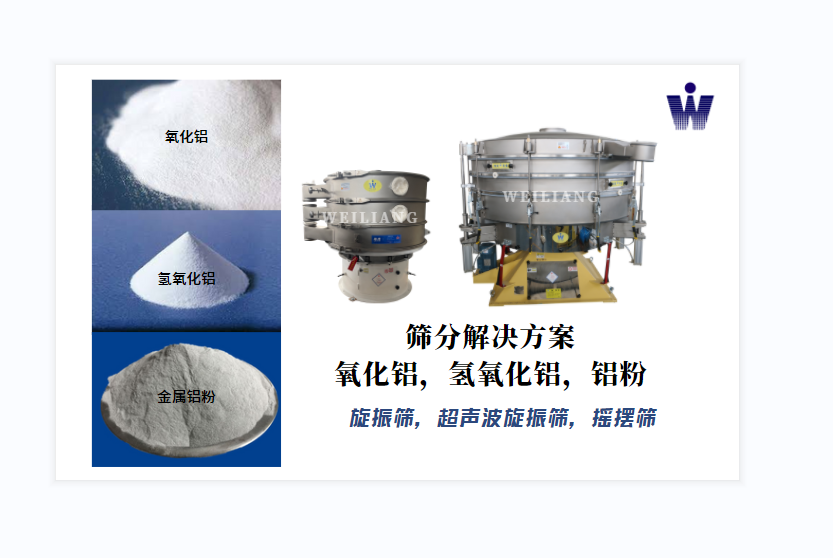 氧化鋁、氫氧化鋁、金屬鋁粉篩分案例